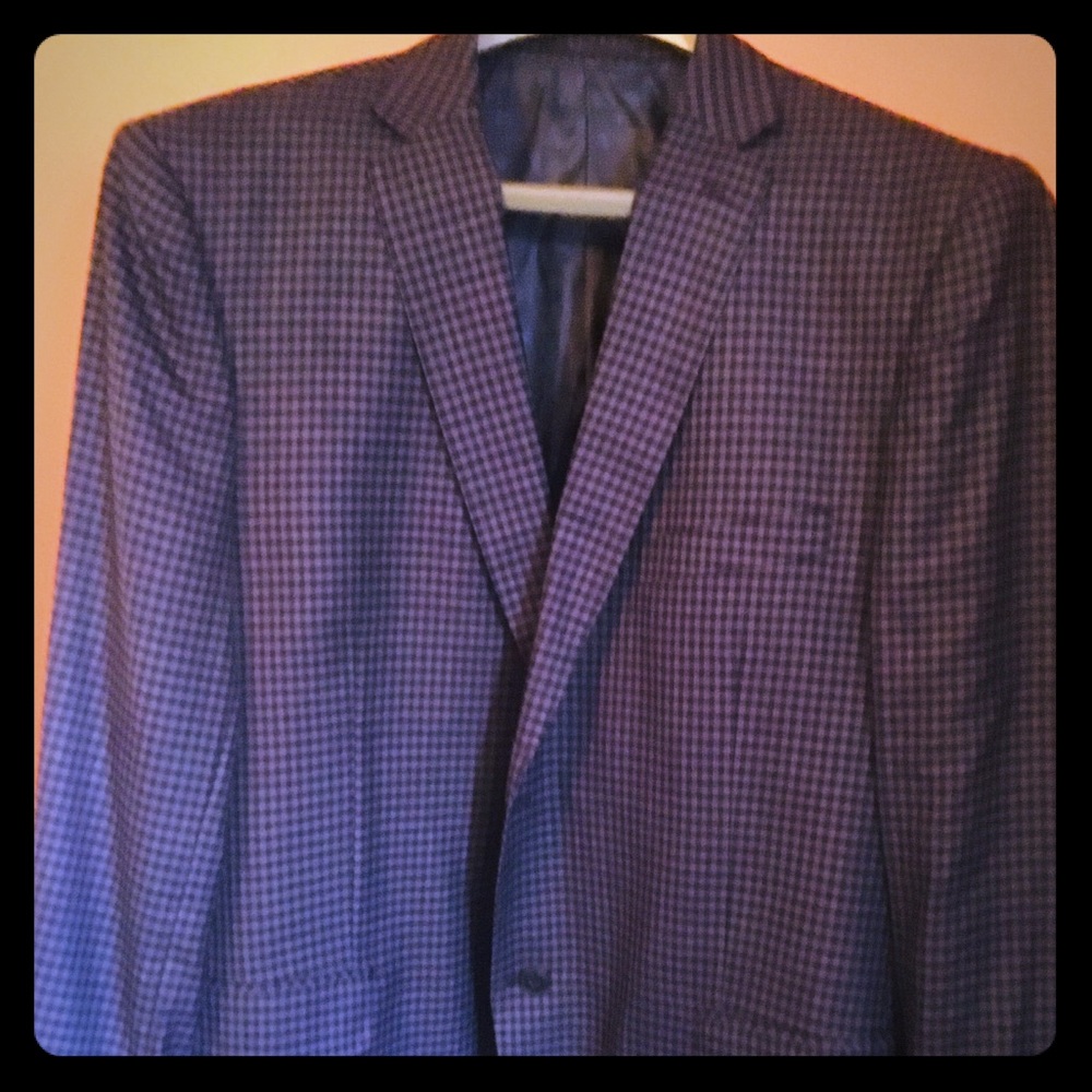 Mantoni premium checked tartan sport coat jacket